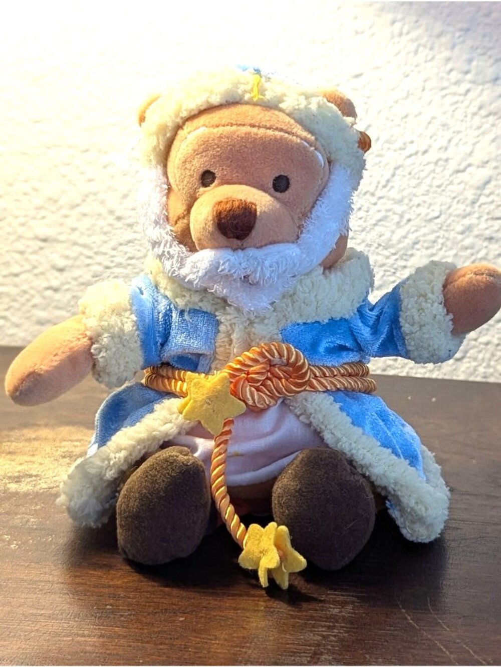 1998 Disney Store Winnie The Pooh 12 Days Of Christmas Polish "Star Man" Plush